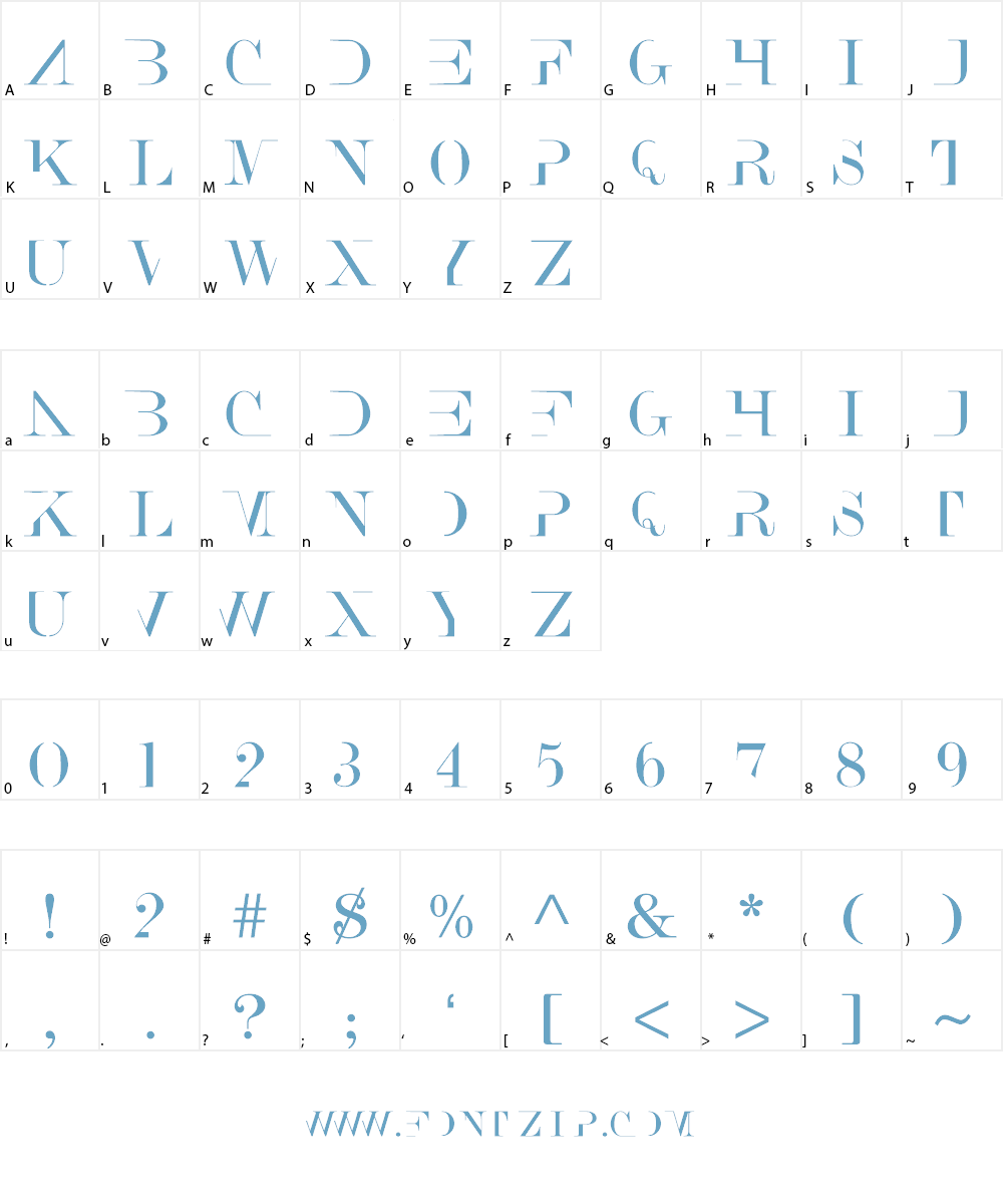 Answer Type Font Character